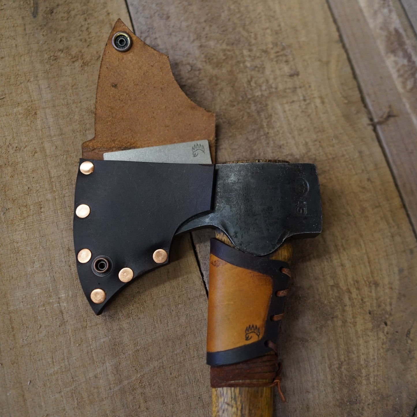 Axe Mask [With Sharpener Built In] - The Bear Essentials Outdoors Co., Gransfors Bruk -Small Forest Axe